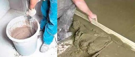 Пескобетон и бетон разница
