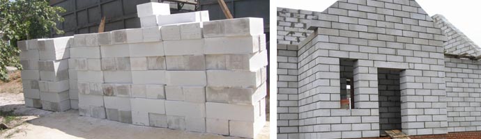 Размеры бетона ячеистого бетона