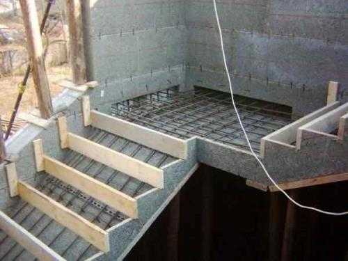 Лестницы наружные из бетона